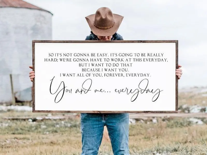 Notebook Quote, Bundle of, Farmhouse Signs, Bedroom Signs, Farmhouse Signs Decor Poster No Frame