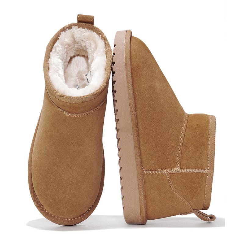 Project Cloud Women's | 100% Genuine Suede Ankle Boots | Water Resistant | Memory Foam| Lightweight | Non-Slip - Hippy