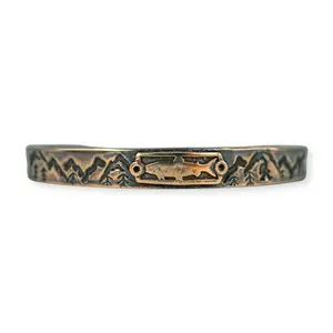 Bronze Cuff || Trout Squatch 8mm