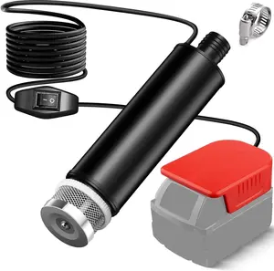 Submersible Water Pump for Milwaukee M-18 18V Battery, 635GPH 100W Cordless Battery Powered Water Transfer Pump for Tub Pond Garden Camping Draining(Bare Tool)