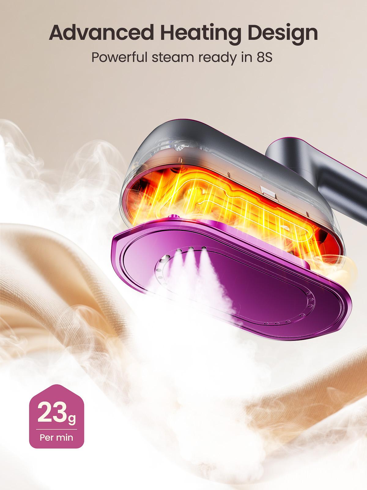 Jack&Rose 2-in-1 Steam Iron & Clothes Steamer - Handheld Portable Garment Wrinkle Remover, Fast Heat-Up, Large Soleplate, 150ml Water Tank - Lightweight for Home, Travel, Jack&Rose 2-in-1 Steam Iron & Clothes Steamer - Handheld Portable Garment Wrinkle Remover, Fast Heat-Up, Large Soleplate, 150ml Water Tank - Lightweight for Home, Travel,
