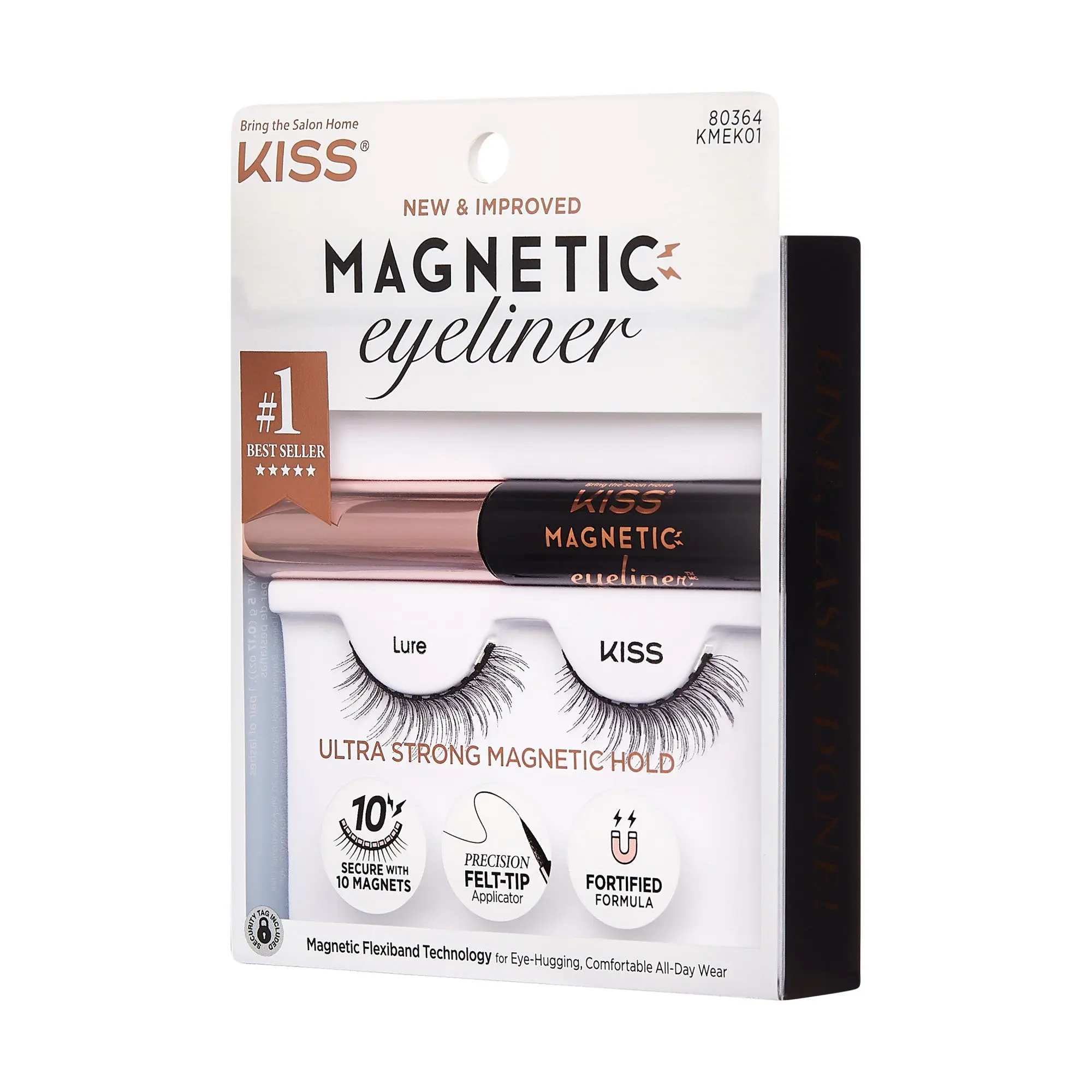 Kiss Magnetic Eyeliner & Lashes - Lure
