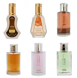 (6pc Bundle Pack) Vanilla Coffee 35ml + Caramello, French Coffee, Choco Musk, Choco Musk Marshmallow + Choco Musk Pistachio 50ml by Al-Rehab EDP Spray