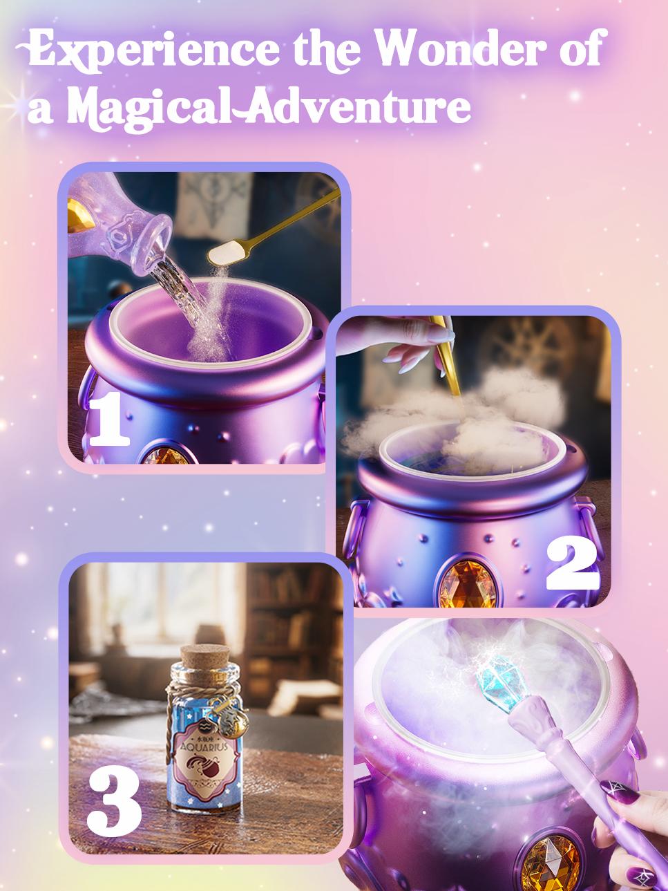 Ultimate Magic Gift-Box: Magic Wishcraft Lab Deluxe Cauldron Potion Kit for Enchanting Creativity & Versatile Magical Projects