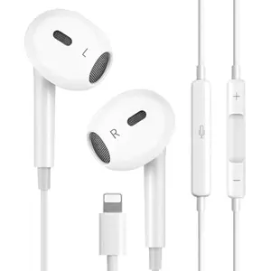 Wired Headphones for iPhone Earbuds with Lightning Connector (Built-in Microphone & Volume Control) Earbuds Compatible with iPhone 14/14 Pro/14 Plus/13/12/11/XR/XS/X/8/7
