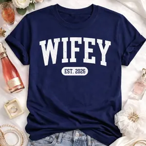 [Sale off up to 50%] Personalized Wifey Shirt, Bride Sweatshirt, Gift For Bride, Cute Wifey Sweatshirt, Future Mrs, Wife Sweatshirt, Engagement Gift