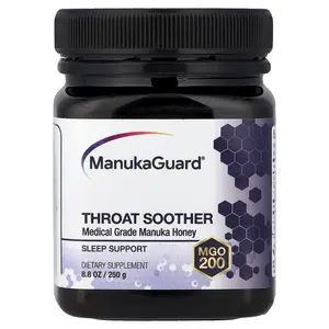 ManukaGuard Throat Soother, Manuka Honey, MGO 200, 8.8 oz (250 g)