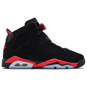 Nike Air Jordan 6 Retro Infrared Salesman IQ1275-001 GS Fashion Shoes New