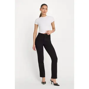 GOOD CURVE STRAIGHT NEVER FADE JEANS | BLACK001