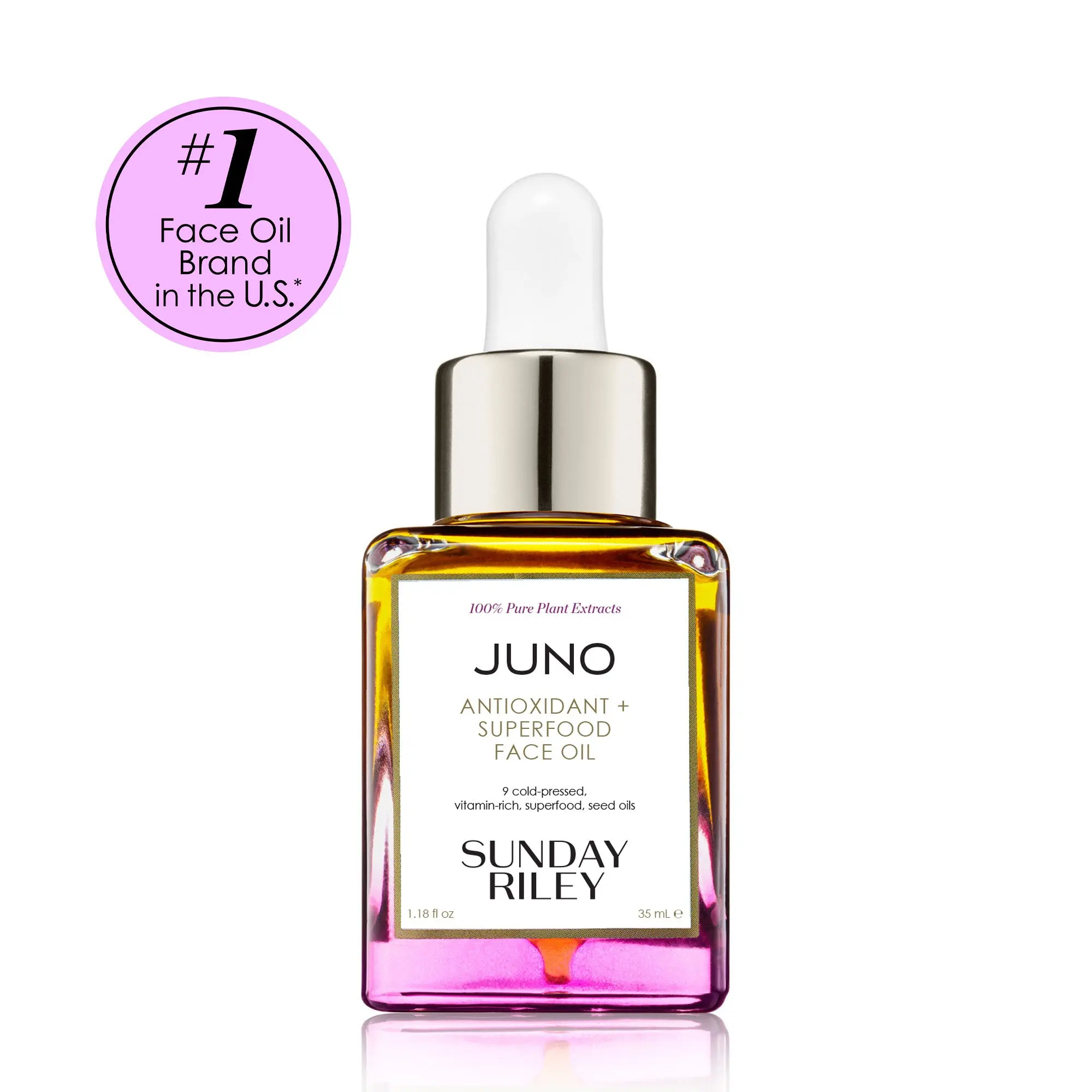 Sunday Riley Juno Antioxidant + Superfood Face Oil – Hydrating Oil for Dry, Dehydrated Skin
