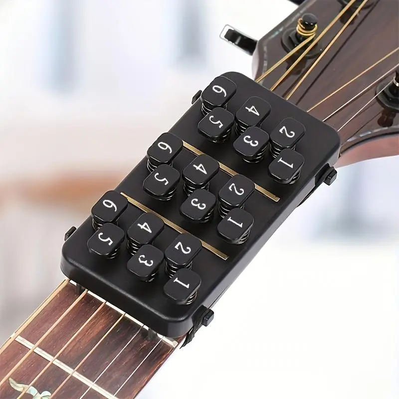 Guitar Chords Learning Toy, 1 Count Fun and Effective Trainer Guitar Chords Learning Toy, Electronic Musical Instrument Accessories