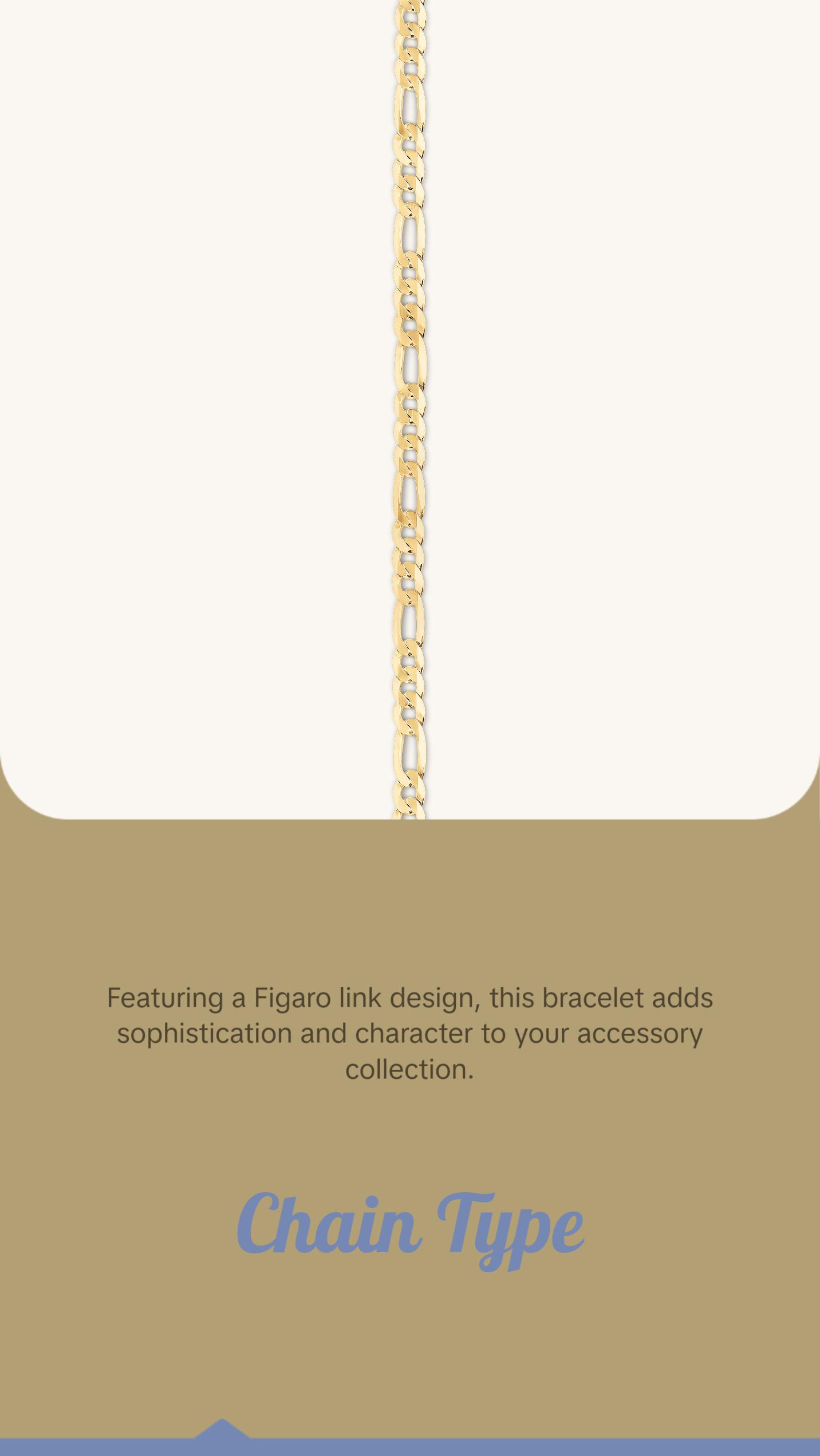 Figaro Link Bracelet