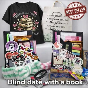 Blind date with a book mystery boxes. Spicy romance books, thriller books.