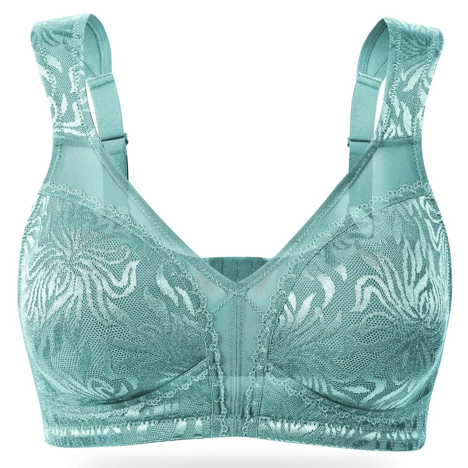 Wingslove Comfort Full Coverage Plus Size Minimizer Bra For Bigger Chested Women's Wireless Bras Wingslove Comfort Full Coverage Plus Size Minimizer Bra For Bigger Chested Women's Wireless Bras