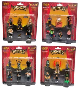 DGA Homies Series 14 Blister Card Set of 4 - 24 Figures Total - Includes 4 Blister Cards - China Origin
