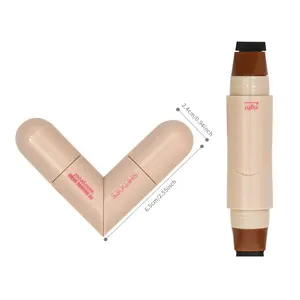 Rotating Winged Eyeliner Stamp Pen teyeliner 2-in-1 Dual-Head Design Waterproof Long-Lasting Makeup Natural Black & Light Brown Lipliner vine page Lash Serum Quick Dry longwear eye liner tip Precise All-in-One gorgeous doublesided