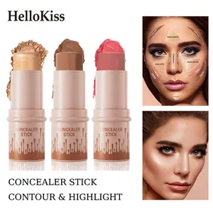 3D Contour Stick Set, Concealer Highlight & Shadow Combo, Smooth Waterproof Texture, Natural Dimensional Sculpting, Perfect for Beginners' Daily Makeup & Refined Styling