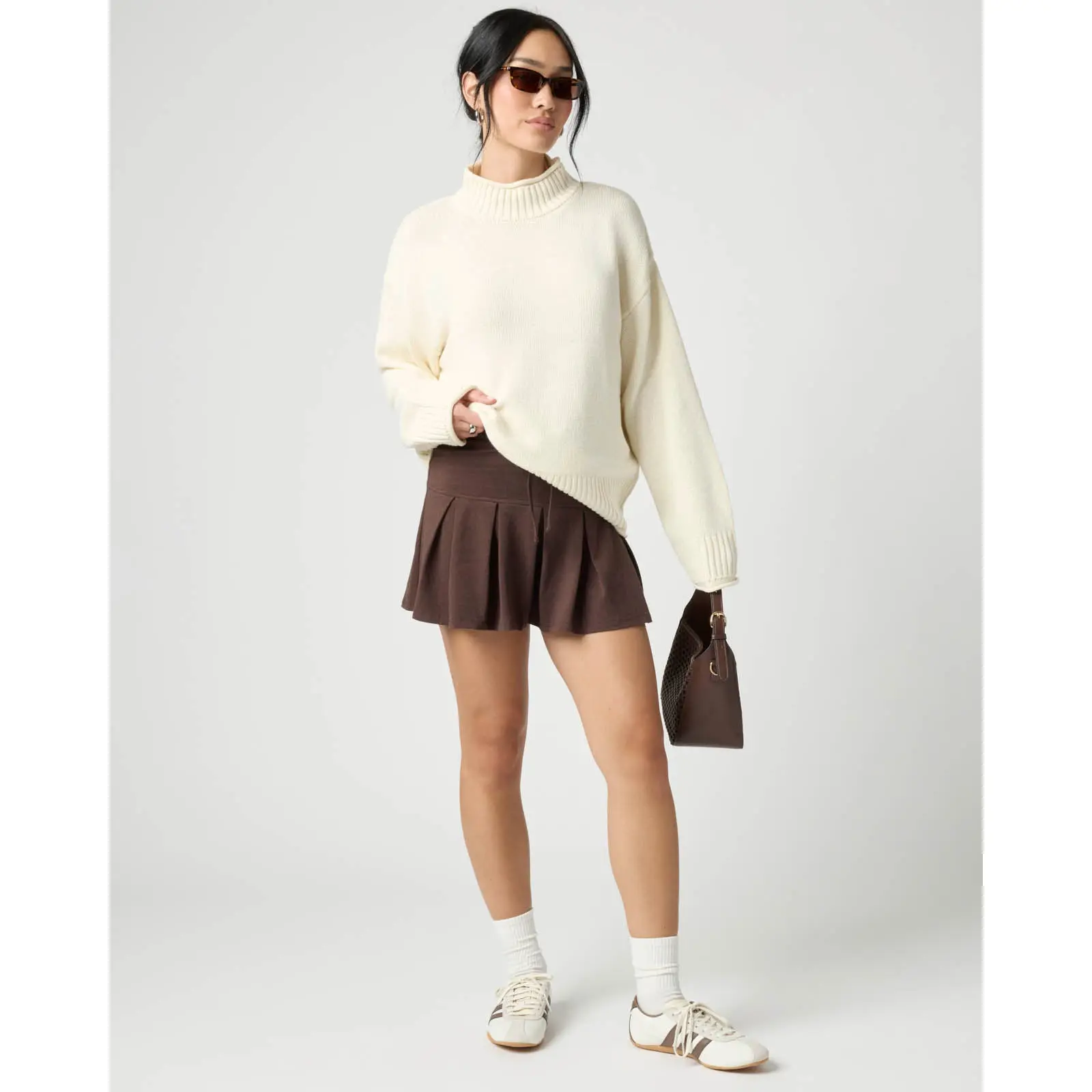Stretch Jersey Mini Skirt