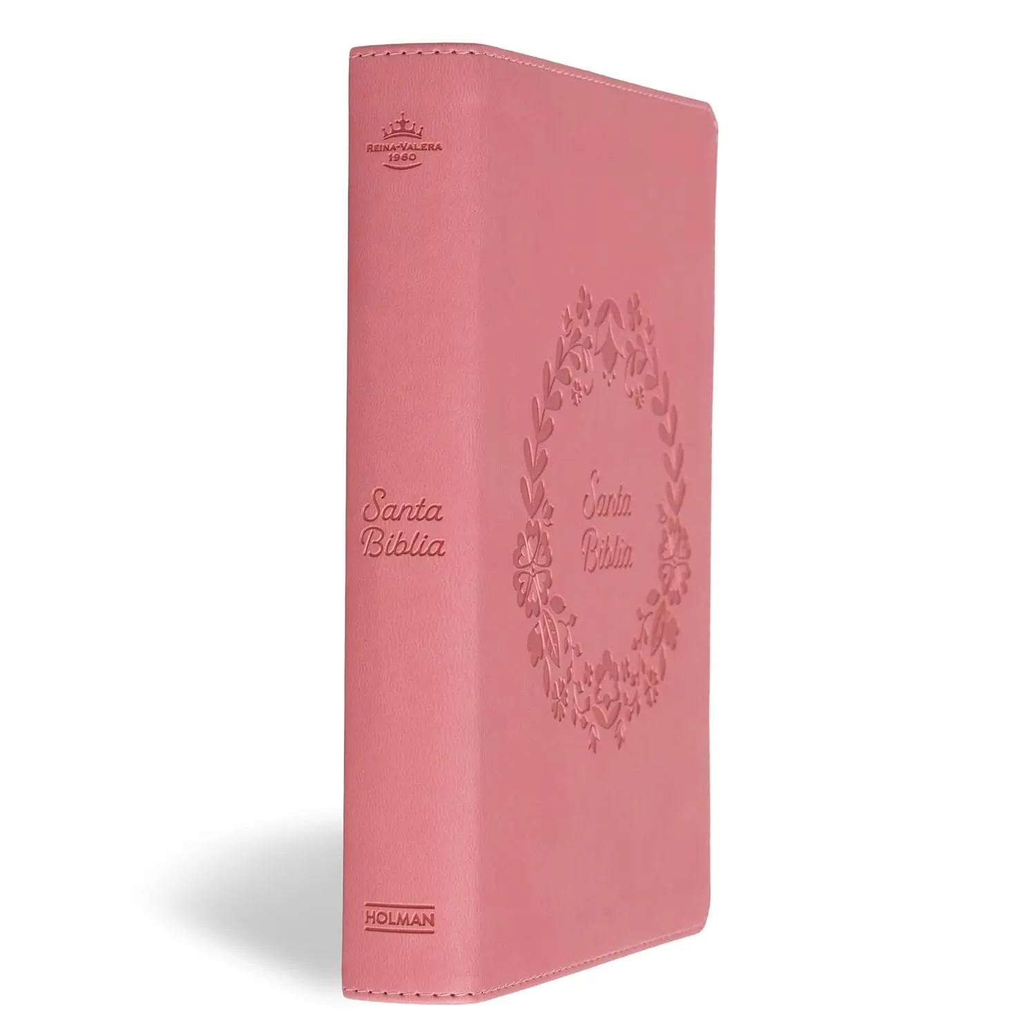 Elegant Reina Valera 1960 Spanish Abridged Holy Bible, Hard Cover with Leather-Like Touch, Pink, Ideal for Gifts and Awards (RVR60 Edition)