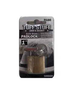 Solid Brass Padlock 1"