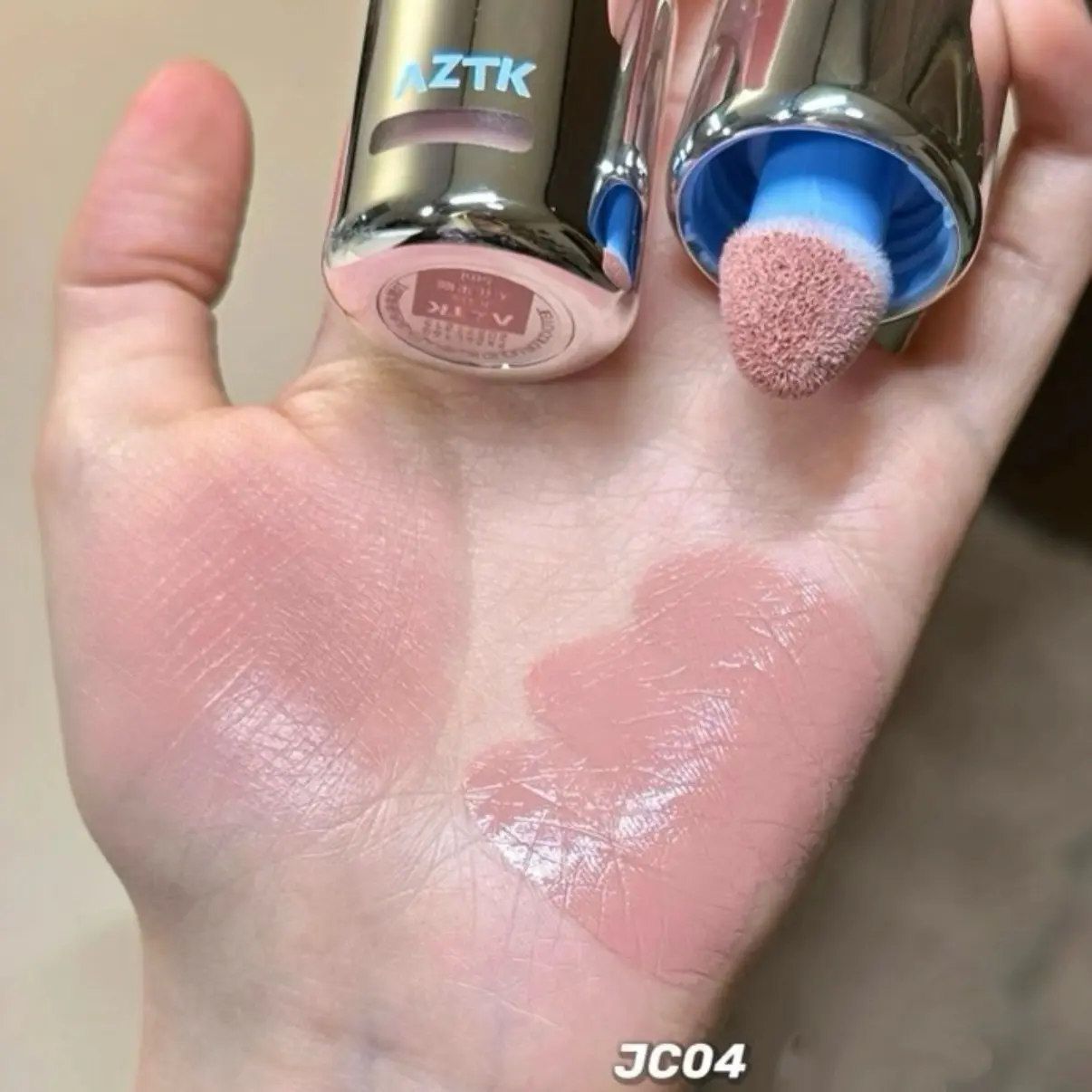 Aztk Liquid Blush, Matte, Long-Lasting Natural Glow Makeup, Easy Application, Perfect for Daily Use, Available in Multiple Shades