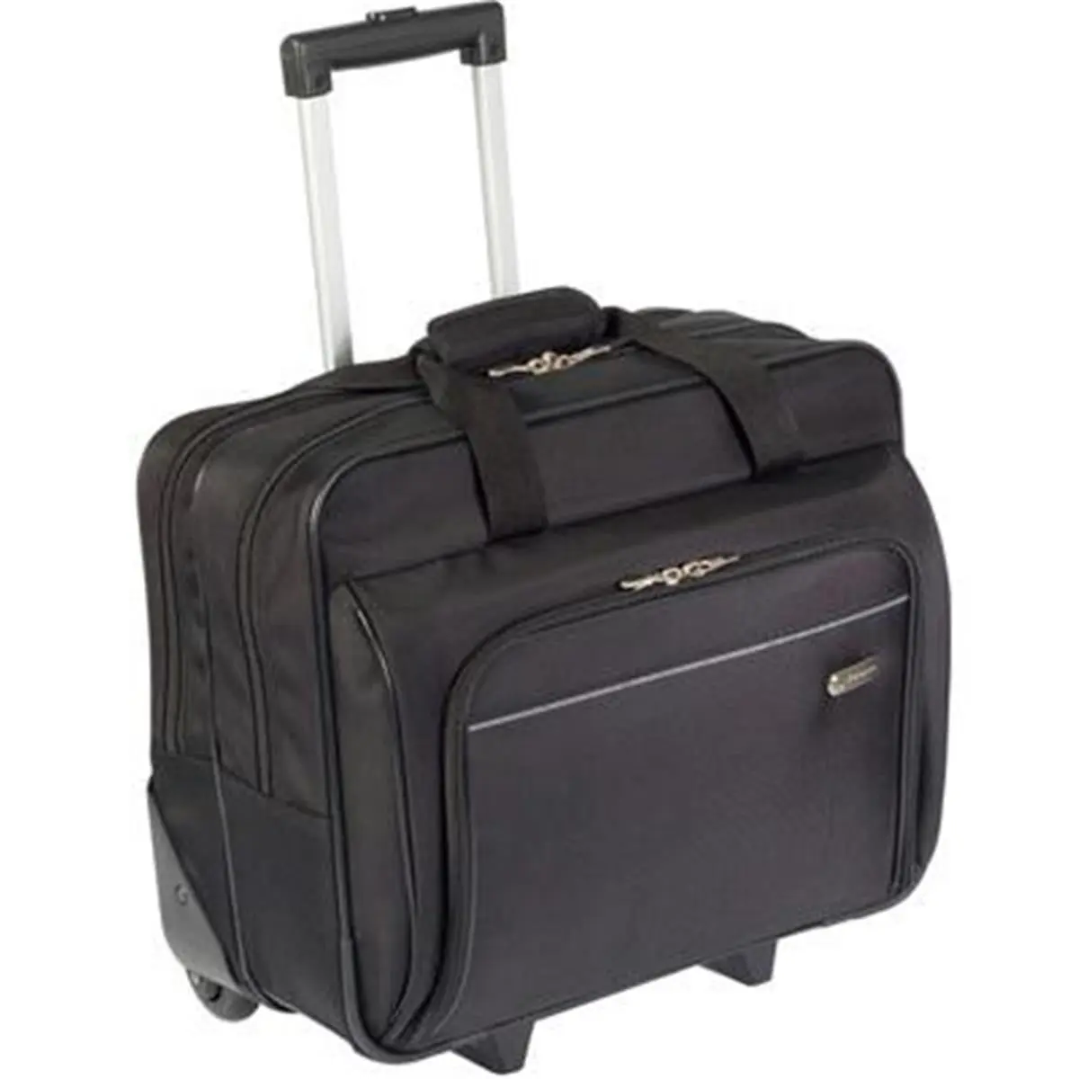 Targus Metro Rolling Laptop Bag - Waterproof 1200D Polyester Large Unisex Business Case, Laptop Casing for 15.4 Screens (Up to 15.4in), Double Handle, Built-in Organizer Pockets, Pen Loops, Cell Phone Pocket, Closed Foam Pad