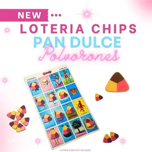 50 Pan Dulce Polvorones-Loteria Game Markers Chips Custom Designed for Lotería Enthusiasts