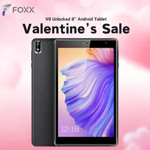 【V8】FOXXD Unlocked 8" Android Tablet, Bluetooth, High-Resolution Display – Perfect for Studying, Working, Watching Videos, Gaming, Travel & Daily Use – Ideal Gift for Students & Professionals