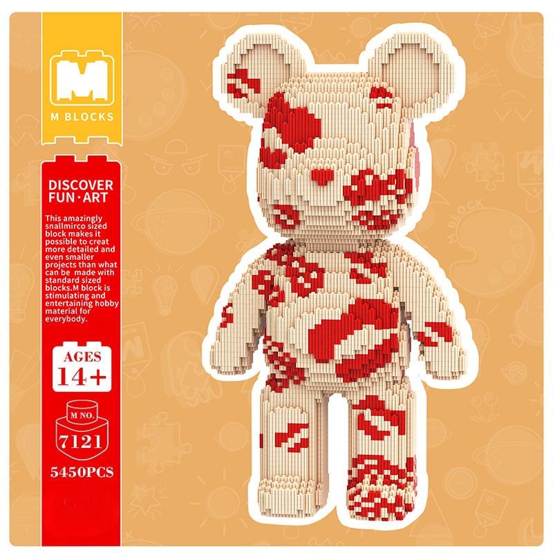 [B2G1!!!]Bear building blocks, Bear Toys,Bear statues, Birthday gifts, Educational gifts, unisex, fashionable decorations, cool gifts, parent-child interactive sets,  For Boys And Girls, Trendy Decorations.