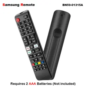 Remote Control For Samsung Smart TV 4K LED HDTV BN59-01315A Compatible with UN43RU7100FXZA UN55RU7100FXZA UN58TU7000FXZA  UN65RU710DFXZA UN75RU710DFXZA etc Black