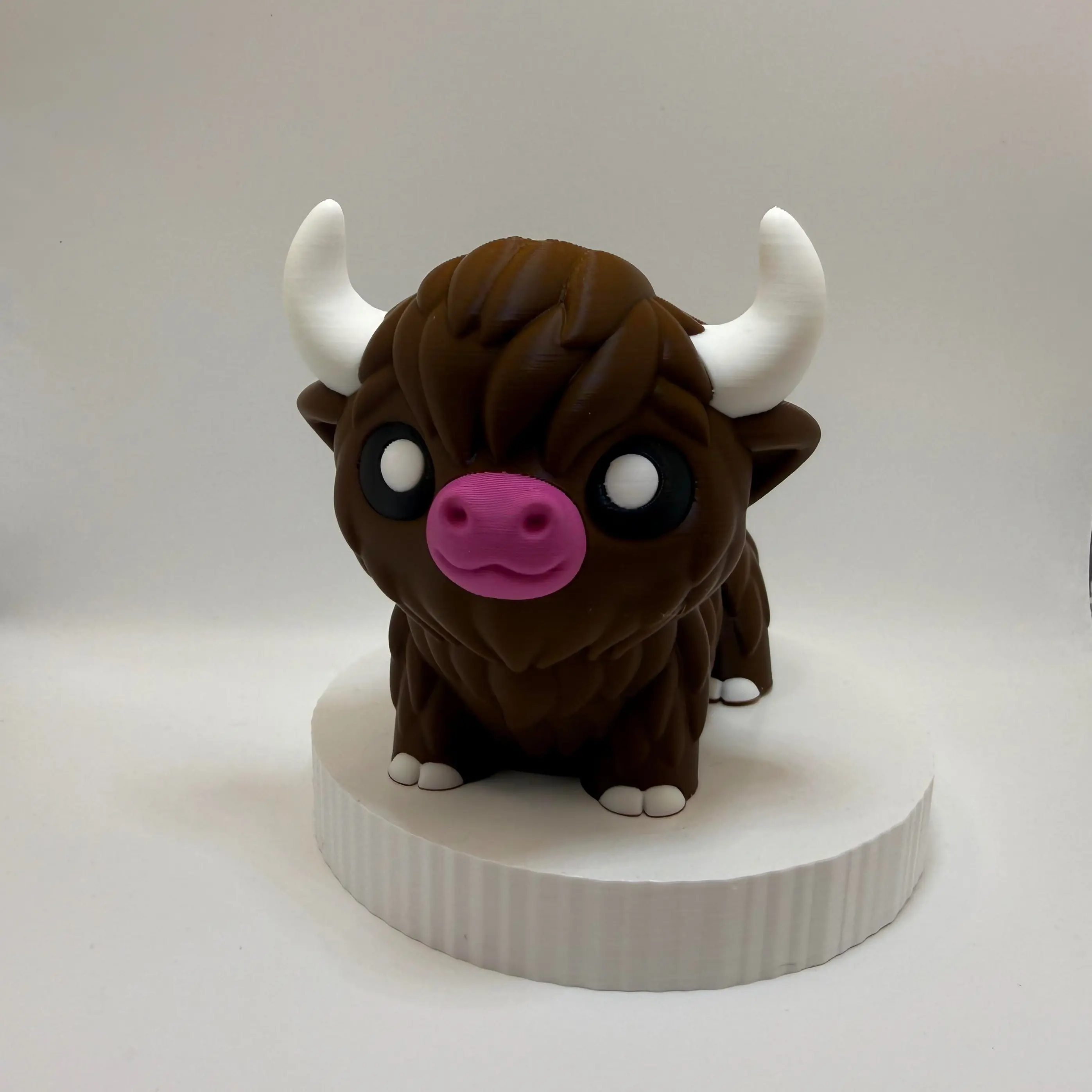 Highland Cow 4" Fun fidget 3d printed
