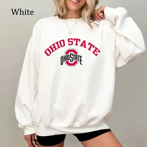 Vintage Sport Teams Ohio State Buckeyes Collection Football Unisex Graphic Sweatshirt, Casual Streetwear For Everyday Wear