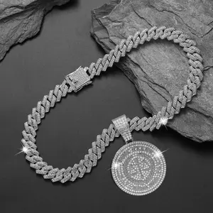 Hip Hop Libra Zodiac Pendant Necklace for Women Men - Fairness & Justice Symbol - Trendy Jewelry Accessories Birthday Present Everyday Wear