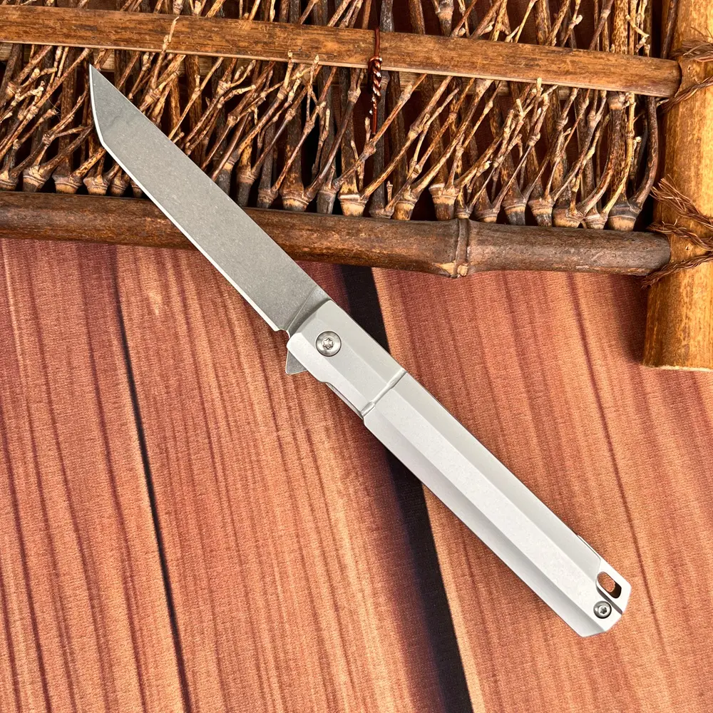Sandvik-12C27 Steel Flat Blade Kitchen Knife, Kitchenware Utensil for Home and Restaurant Fruit, Vegetable Cutting, Knives