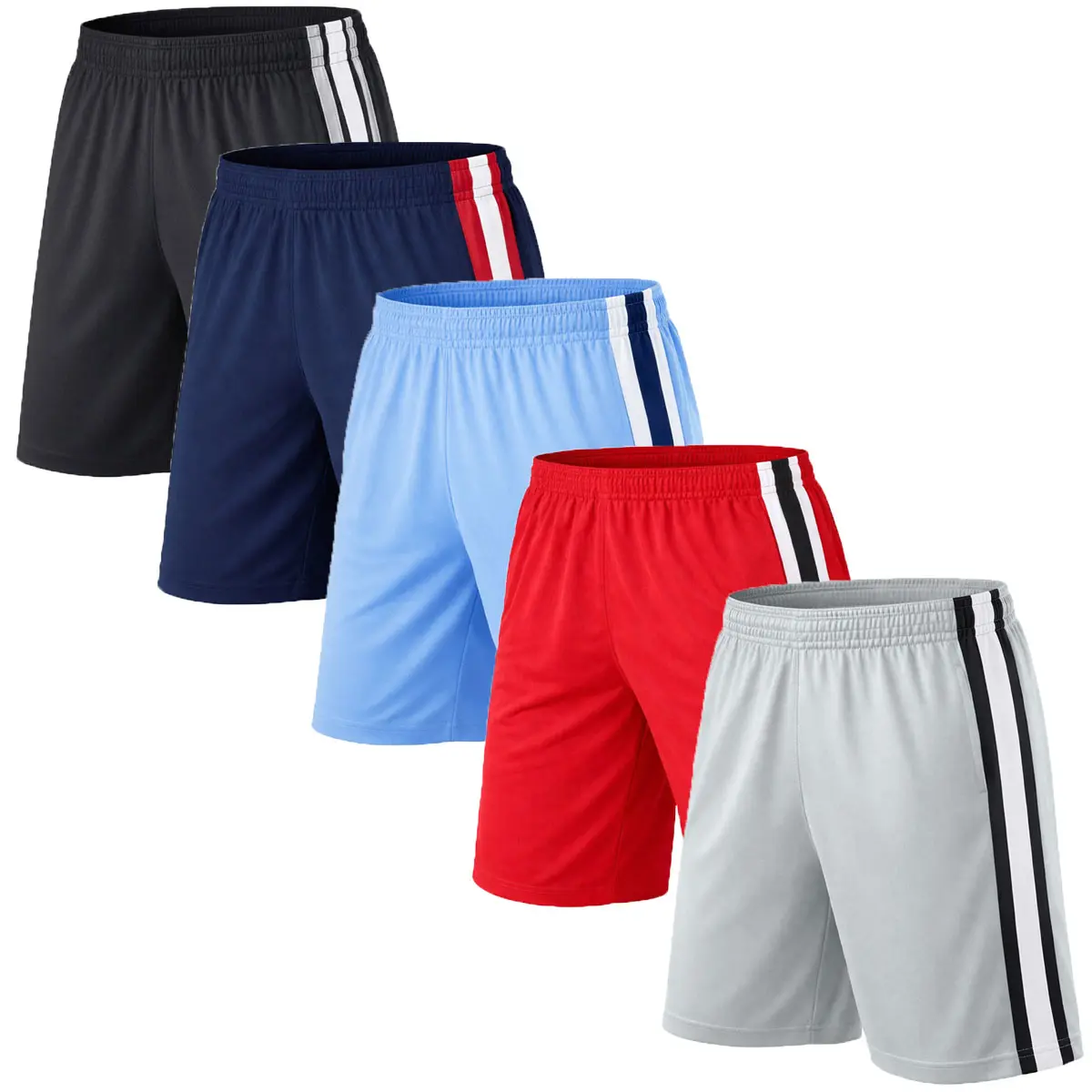 (Side Trim)Black/Silver-Navy-Light Blue-Red-Silver