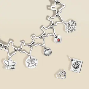 JA Jewelry single multi-element pendant—cute, fun, fashionable, and exquisite.It can be DIYed into bracelets or necklaces, a staple for everyday fashion and an exquisite gift for family, loved ones, and friends, making it the perfect choice for holidays l