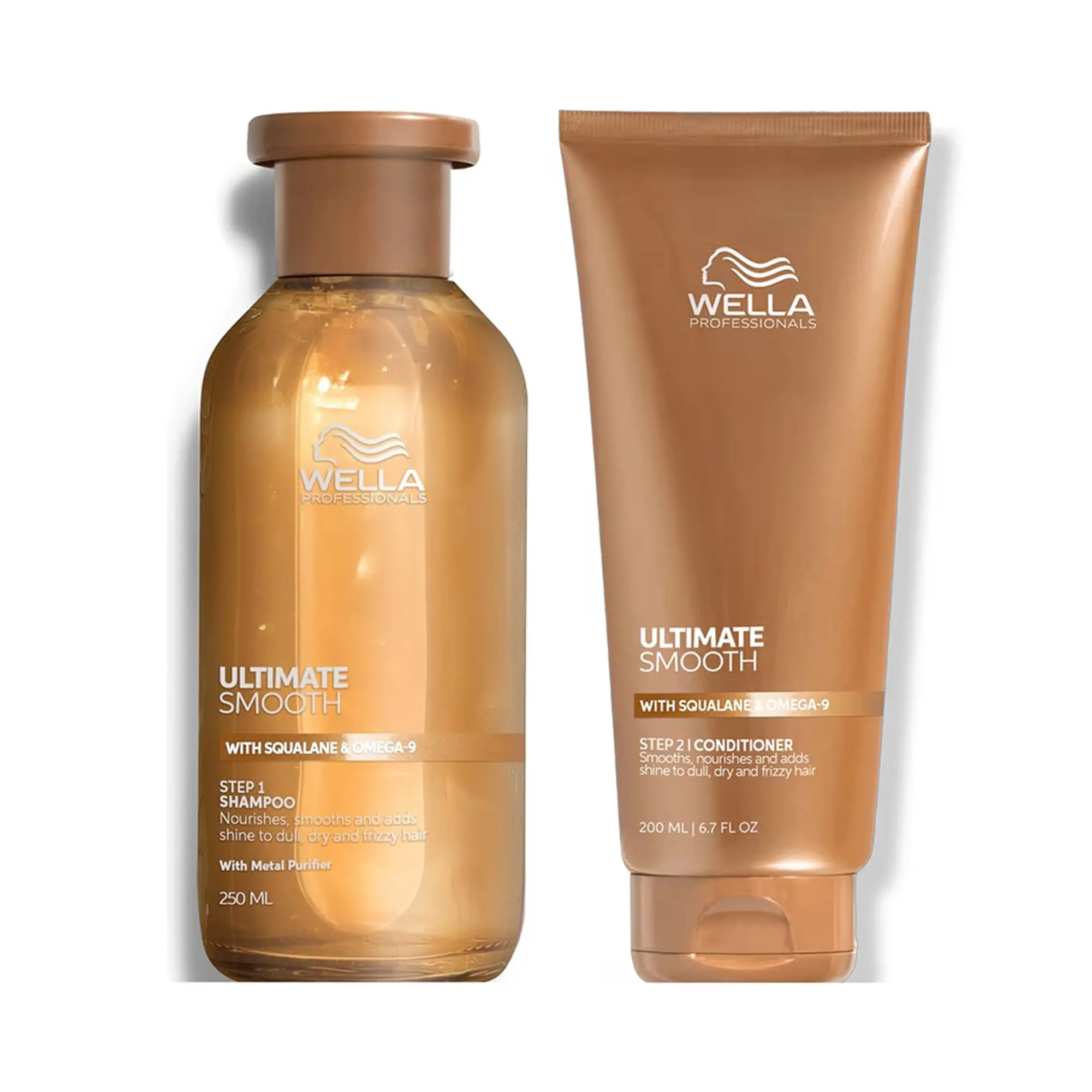 Wella Ultimate Smooth Shampoo 8.4oz & Conditioner 6.7oz Duo Wella Ultimate Smooth Shampoo 8.4oz & Conditioner 6.7oz Duo