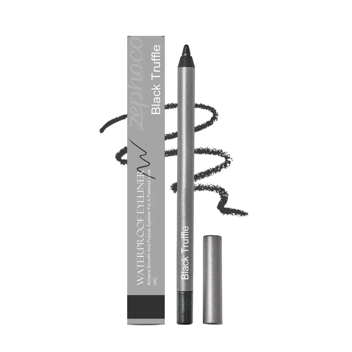 Women's Matte Retractable Waterline Gel Eyeliner Pencil - 15g Cosmetic, Longwear, Waterproof, Smudge-Proof, Creamy Smooth, Tear-Proof for Watery Eyes, Daily & Evening Use, Brown/Black/Nude, Makeup Gift