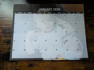 Custom Photo Tear Away Desk Calendar