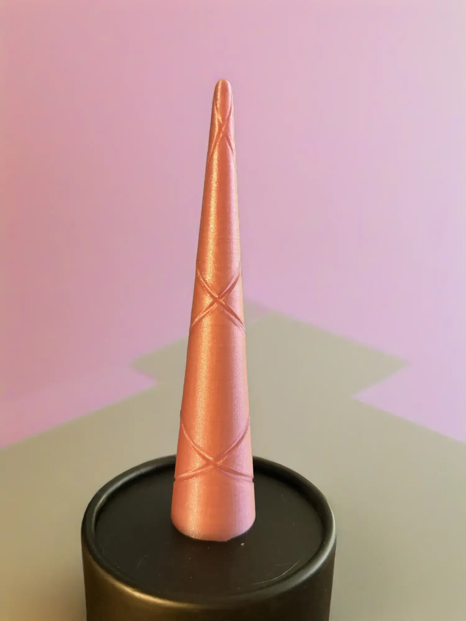 Ring Cone Shimmer Pink