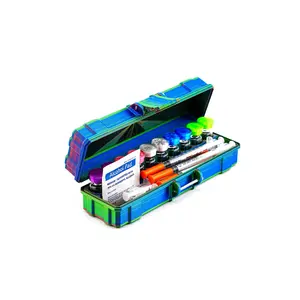 10-Slot 3 ml Vial Case with Extra Storage | Organizer for GLP-1, Peptides, Research