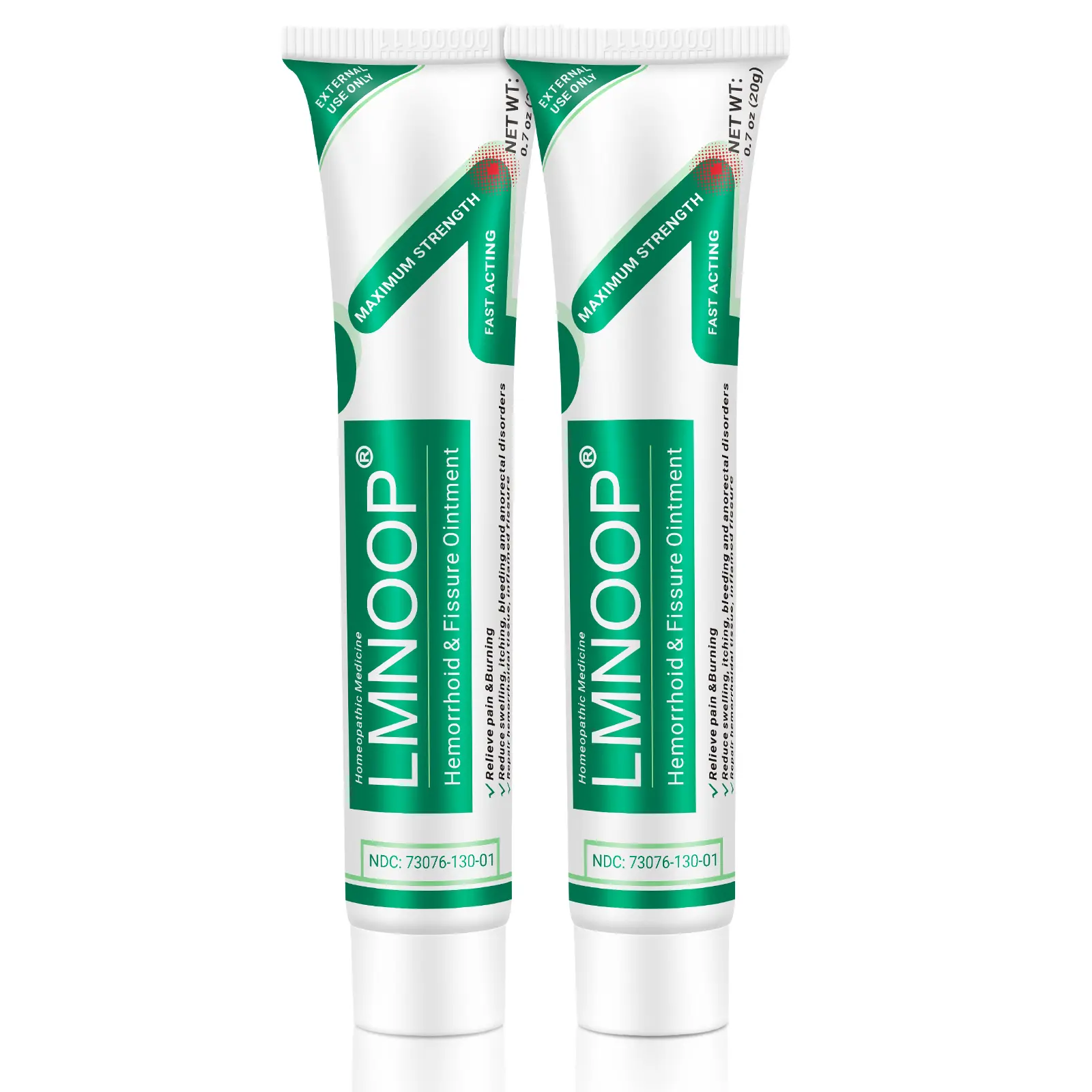 Hemorrhoid Treatment Ointment, Maximum Strength Treatment & Fast Relief for Pain, Itching, Burning, Swelling, Fissure, Bleeding, Discomfort, Long-Lasting Internal & External Hemorrhoid Cream, (2-Pack)