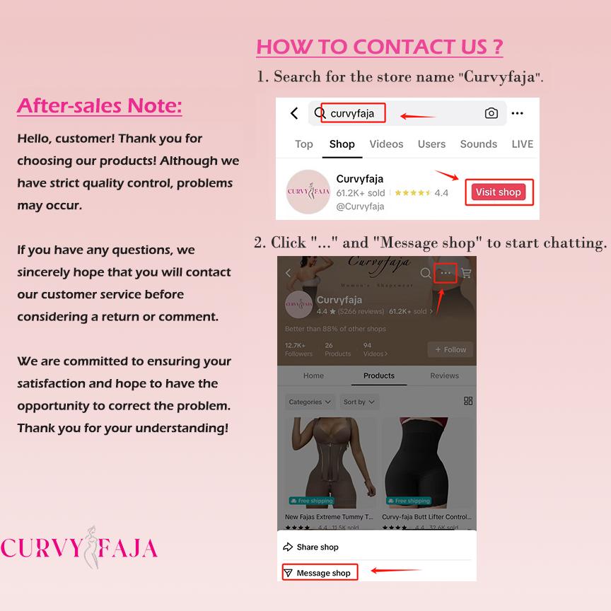 Curvy-faja Clearance sale:get two for the price of one, High Quality Fajas Tummy Control Butt Lifter