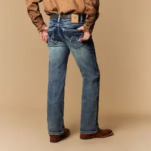 Men’s Western Blue Modern Boot Cut