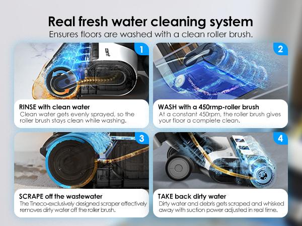 Tineco FLOOR ONE S5 COMBO 2-in-1 Smart Cordless Wet-Dry Vacuum Cleaner and HandVac, Great for Sticky Messes and Pet Hair, Lightweight, Ultra-Quiet, with Smart Display, Wi-Fi, App and Voice Guide Tineco FLOOR ONE S5 COMBO 2-in-1 Smart Cordless Wet-Dry Vacuum Cleaner and HandVac, Great for Sticky Messes and Pet Hair, Lightweight, Ultra-Quiet, with Smart Display, Wi-Fi, App and Voice Guide