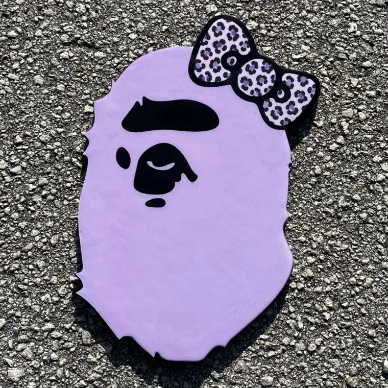 Bear x Kitty Epoxy Wall Art
