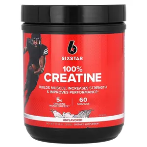 SIXSTAR 100% Creatine, Unflavored, 10.58 oz (300 g)