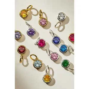 Little Reminder Sterling Silver Birth Month Crystals