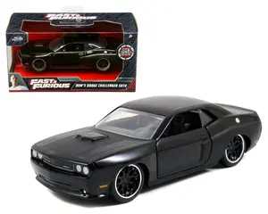 Dom's Dodge Challenger SRT8 Black "Fast & Furious" Movie 1:32 Diecast Model Car by Jada