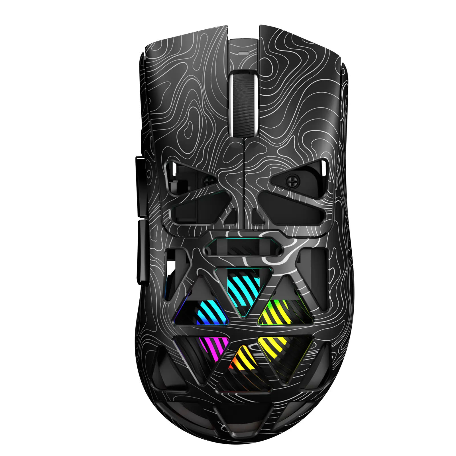 [New]AULA SC620 Wireless Gaming Mouse – Tri-Mode 2.4G/BT 5.3/USB-C, 12000 DPI RGB Programmable Mouse with Macro & Rapid Fire for PC, Laptop, Mac keyboards for gaming, Gaming Accessories